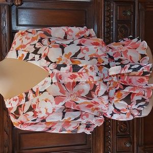 WORTHINGTON mid sleeve, floral blouse. Size 6. NWOT ⁸